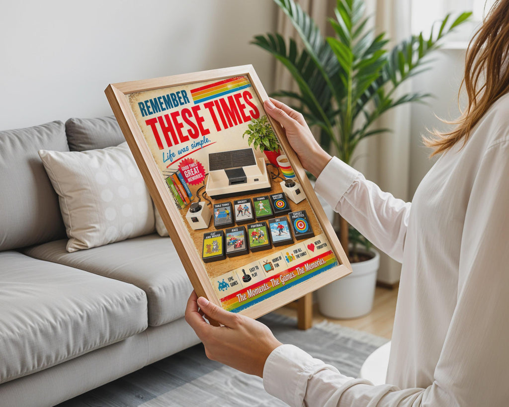 Magnavox Odyssey Retro Gaming Poster, Vintage Console Wall Art, 70s Gamer Gift Print