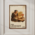 The Lacemaker Vanishing Trades Poster, Vintage Craft Wall Art, Retro Bobbin Lace Print