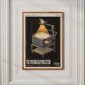Overhead Projector Retro Tech Poster, Vintage Classroom Wall Art, Nostalgia Print