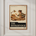 Bookbinder Art Print, Vanishing Trades Poster, Vintage Craft Wall Art, Book Lover Gift
