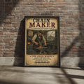 Chain Maker Black Country Poster, Cradley Heath Vintage Trade Wall Art Print