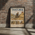 The Thatcher Forgotten Trade Poster, Vintage Watercolour Craft Wall Art Print