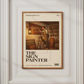 Sign Painter Vintage Trades Poster, Retro Craftsman Wall Art, Vanishing Trades Print