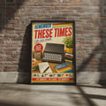 ZX81 Computer Retro Poster, Vintage 1980s Home Computing Wall Art, Nostalgia Print
