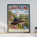 Goathland North Yorkshire Steam Train Poster, Vintage Travel Art, Heritage Railway Print